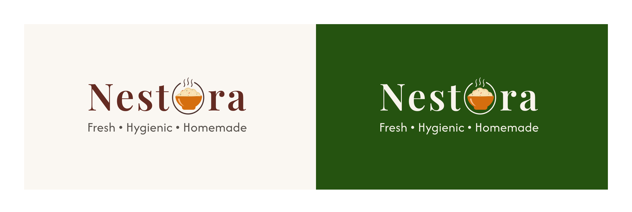 Nestora logo design