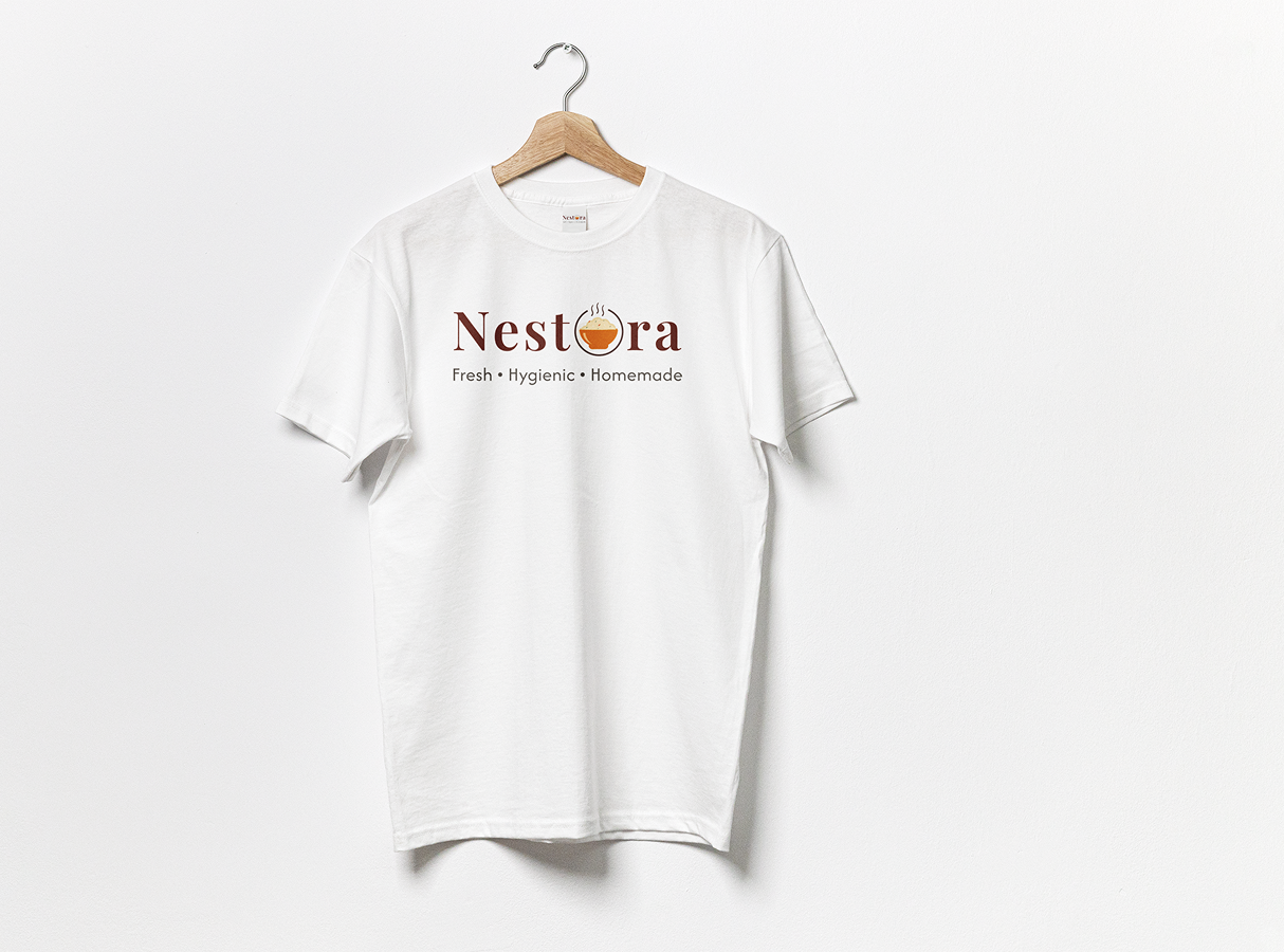 Nestora logo design